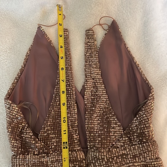 Gold sequin romper - Picture 11 of 11